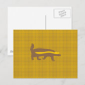 honingbadger briefkaart (Voorkant / Achterkant)