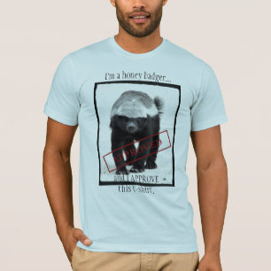 honingbadger goedgekeurd t-shirt