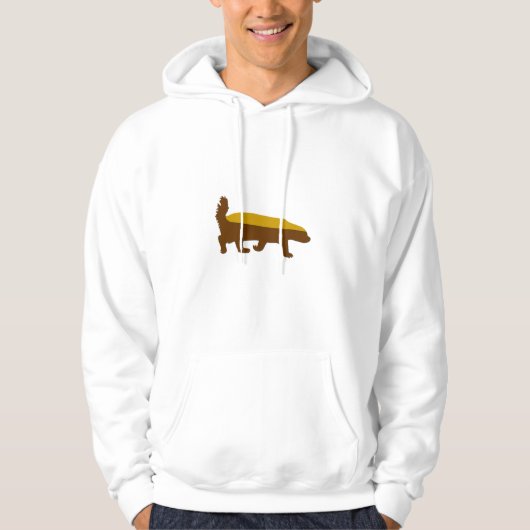 honingbadger hoodie (Voorkant)