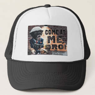 Honingbadger met Pistool Trucker Pet