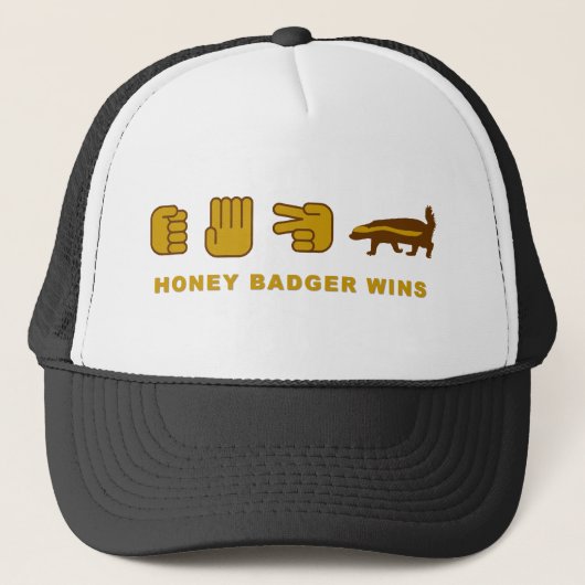 honingbadger wint trucker pet (Voorkant)