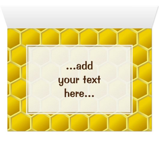 Honingbee Cartoon (Binenzijde Horizontaal (Onderkant))