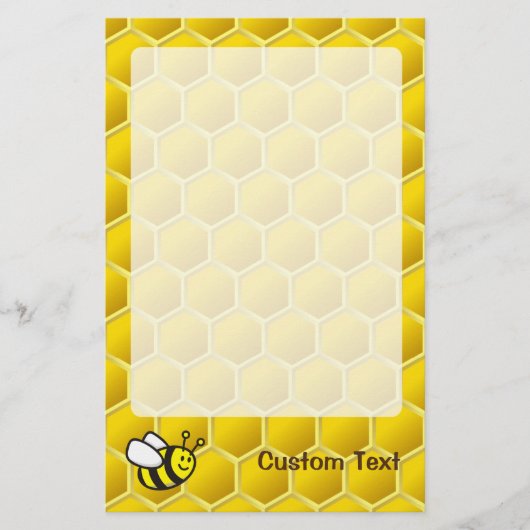 Honingbee Cartoon Briefpapier (Voorkant)
