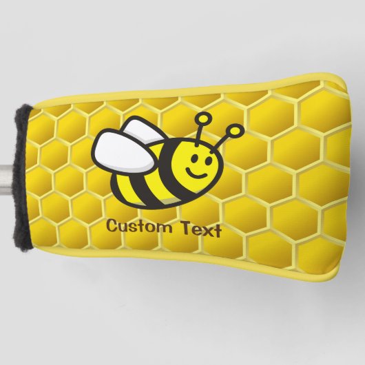Honingbee Cartoon Golfheadcover (Voorkant)
