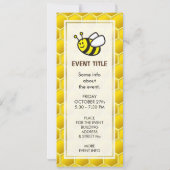 Honingbee Cartoon Kaart (Achterkant)