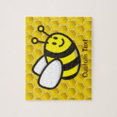 Honingbee Cartoon Legpuzzel (Verticaal)