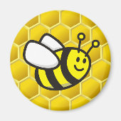 Honingbee Cartoon Magneet (Voorkant)