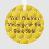 Honingbee Cartoon Ornament (achterkant)