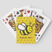 Honingbee Cartoon Pokerkaarten (Achterkant)