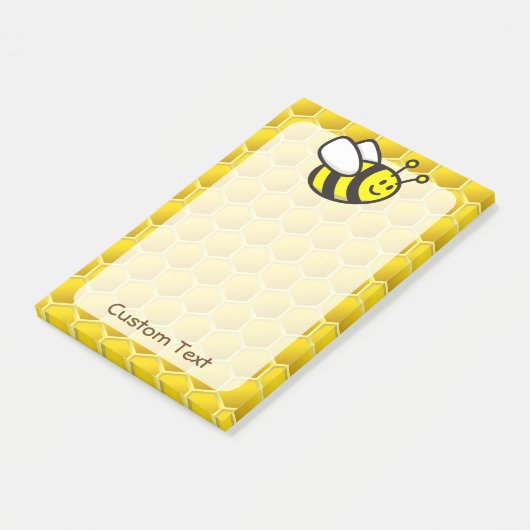 Honingbee Cartoon Post-it® Notes (Schuin)