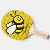 Honingbee Cartoon Tafeltennisbatje (Zijkant)