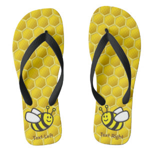 Honingbee Cartoon Teenslippers