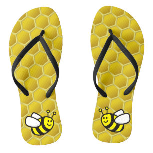 Honingbee Cartoon Teenslippers