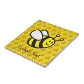 Honingbee Cartoon Tegeltje (Zijkant)