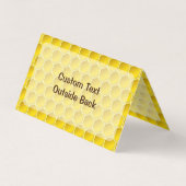 Honingbee Cartoon Visitekaartjes (Achterkant)