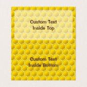 Honingbee Cartoon Visitekaartjes (Binnenkant ongevouwen)