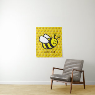 Honingbee Cartoon Wandkleed