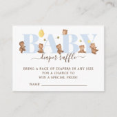 HoningBeer Diaper Raffle Enclosure Kaart (Voorkant)