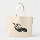 HoningBeer Grote Tote Bag (Voorkant)