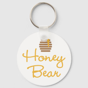 HoningBeer Sleutelhanger