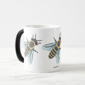 Honingbij (11oz) - Morphing Mok (Voorkant links)