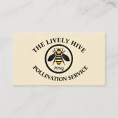 Honingbij Beekeeper Bestuiving Service Honing Sale Visitekaartje (Voorkant)