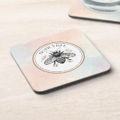 Honingbij Bier Onderzetter (Linkerzijde)