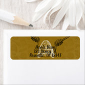 Honingbij Bijenkorf Verjaardagsfeest Bruiloft Biol Etiket (Insitu)