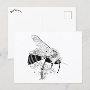 Honingbij Briefkaart