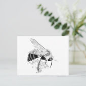 Honingbij Briefkaart (Staand voorkant)