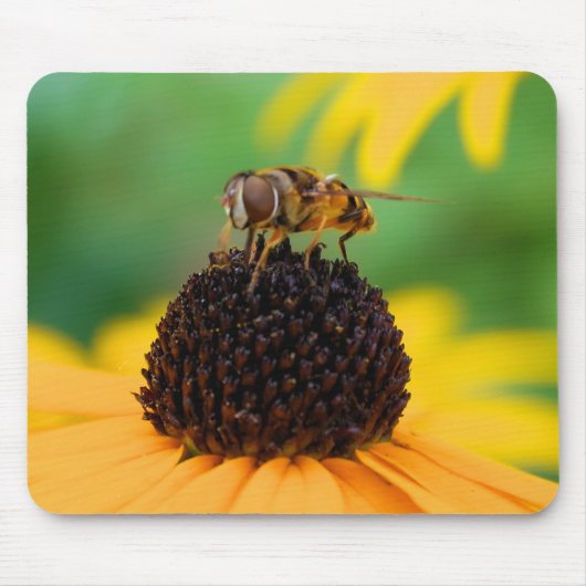 Honingbij - Bumblebee - Mousepad Muismat (Voorkant)