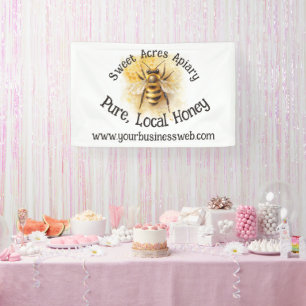 Honingbij Business Apiary Honingbij Honingraat Spandoek