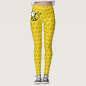 Honingbij Cartoon Leggings (Voorkant)