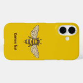 Honingbij Case-Mate iPhone Case (Achterkant (horizontaal))