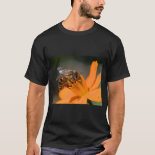 Honingbij & Cosmos Flower Natuur T-shirt