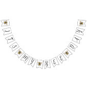 Honingbij eerste verjaardag Bunting Flags Vlaggetjes (Alle)