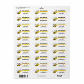 Honingbij Etiket (Full Sheet)