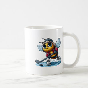 Honingbij Hockey Speler - Bij die Hockey Speelt Koffiemok
