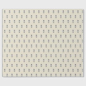 Honingbij Honing Bijenpatroon Apiary Antiek Wit Cadeaupapier (Vlak)