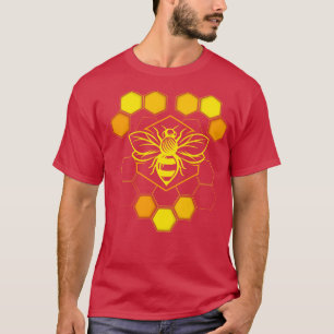 Honingbij Honingraat Bijenhouder T-shirt