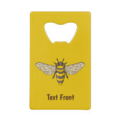 Honingbij Kredietkaart Flessenopener (Voorkant)