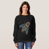 Honingbij (levendig) - Dames Basic Sweatshirt (Voorkant volledig)