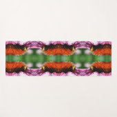 Honingbij op Echinacea Daisy Flower Abstract Yogamat (Voorkant (horizontaal))