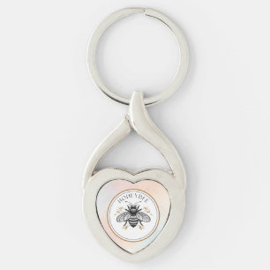Honingbij Sleutelhanger