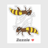 Honingbij Vinyl Stickers (Vel)