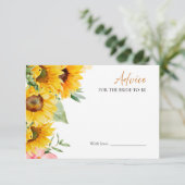 Honingbij Vrijgezellenfeest Advies voor de bruid K Kaart (Staand voorkant)