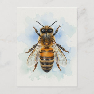 Honingbij – Watercolor Guardian Briefkaart