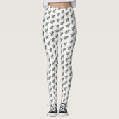 Honingbij (wit) - All-Over Leggings (Voorkant)