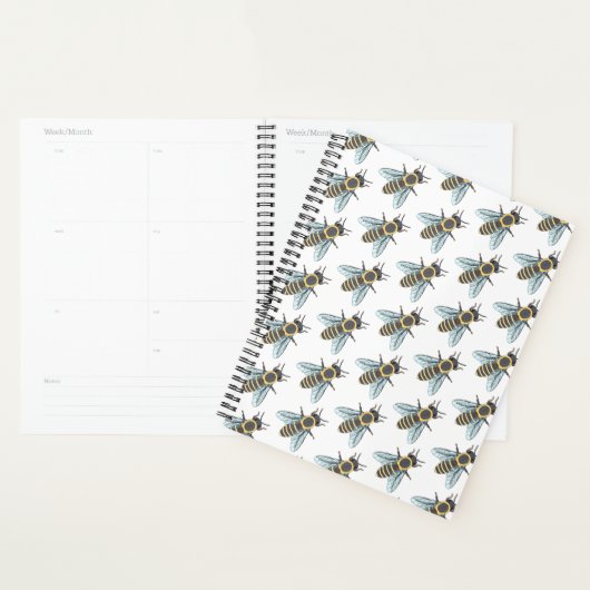 Honingbij (wit) - Planner (Display)