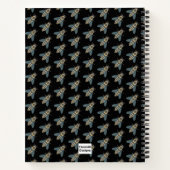 Honingbij (zwart) - Spiral Notitieboek (Achterkant)